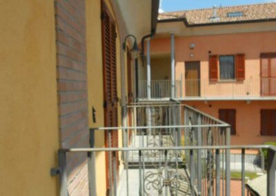 Particolare facciata balcone